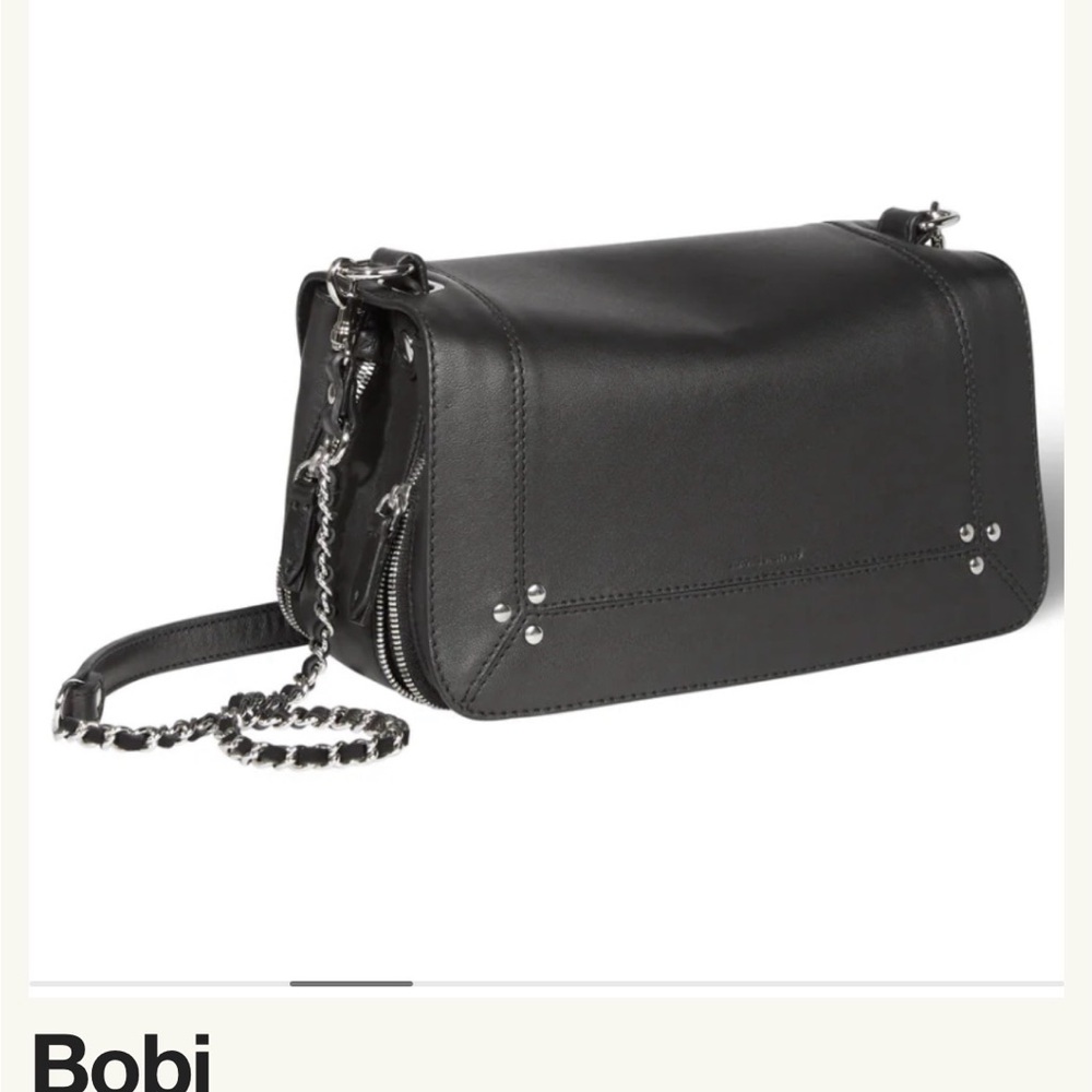 Jerome Dreyfuss Black Lambskin Bobi Bag - Picture 6 of 7